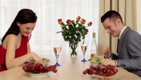 First date on the kitchen table