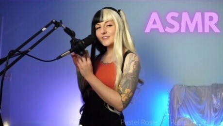 SFW ASMR Intense Tapping for Spine Tingles - PASTEL ROSIE Twitch Stream Eargasm Encouragement